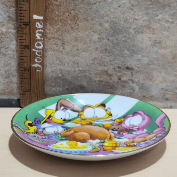 Garfield Calendar November Plate Jim Davis Plate No A 1444 Danbury Mint - Picture 8 of 14